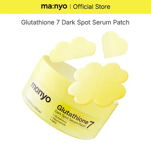 [Dark Spot Patch] manyo Glutathione 7 Dark Spot Serum Patch — Brightening Hydrogel Spot Patch for Face, Hyperpigmentation & Tone Correction care, Korean Skin Care(1 Pack / 2 Pack/3 Pack Available) Acne Daily