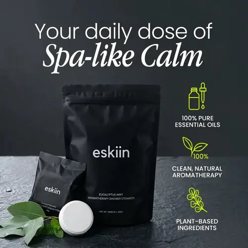 eskiin Eucalyptus Mint Aromatherapy Shower Steamers (6-Pack)
