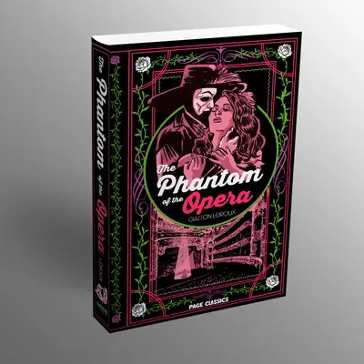 The Phantom of the Opera by Gaston Leroux - English Deluxe Hardcover Dark Romance Fiction Book, Durable Hard Cover for Lovers of Dark Romance