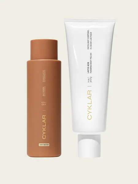 The Perfect Tan Set - Includes Lactic Acid Body Polish and Self-Tanning Milky Essence