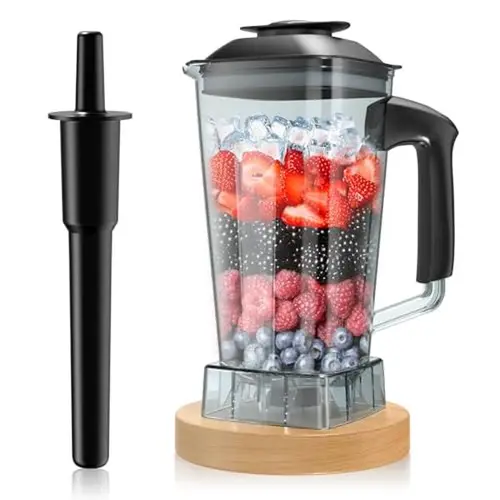 PRASKY 68oz Professional Kitchen Blender Accessory Set - BPA-Free Dry Grinder, Liquid Blender & Spice-Ready Cups for Grinding Blend, Coffee & Smoothies