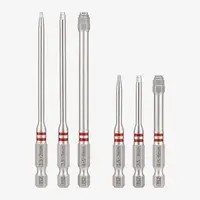 GJANSH Screwdriver Bits Set 6pcs with Magnetic Hex Shank Pagoda-Shaped Design in Multiple Sizes for Electric Drills and Wrenches, summervibes toolupgrade