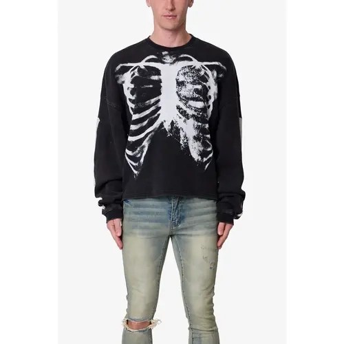 mnml X-Ray Thermal L/S Tee - Black