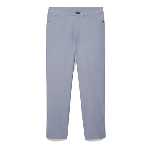 NOBULL Men's Dealmaker 5-Pocket Pant in Heather Chambray Belt Fabric