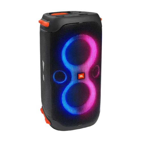 JBL Partybox 110, Portable party speaker with 160W powerful sound, built-in lights and splashproof design.