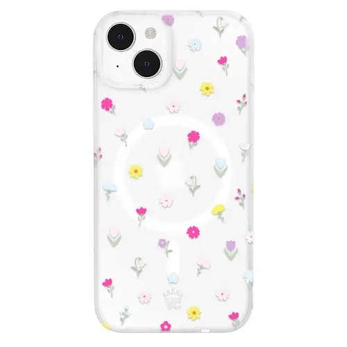 Velvet Caviar Dreamy Meadow Floral Smartphone Case, Transparent Colorful Mobile Phone Accessory, Shock-Resistant Protector for iPhone