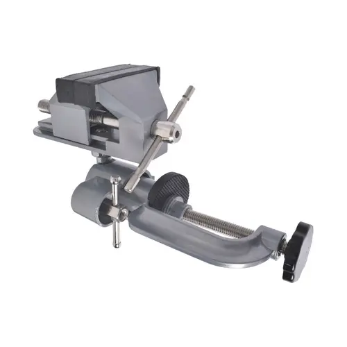 3" Aluminum Work Bench Vise - 360° Swivels, Universal Clamp, 2" Jaw Opening, Rotating Design, New, Swivels 360°, Aluminum Body, 45° Tilt Adjust, 360 Degrees Rotating Jaw,toolupgrade