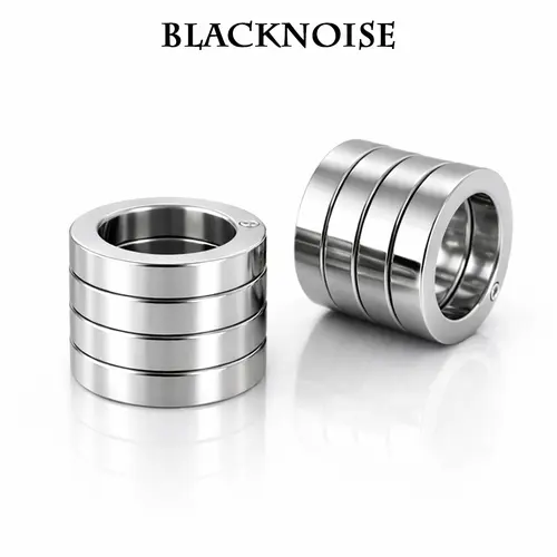 4-Ring Thumb Stackable Ring Set, Stackable Stainless Steel Fidget Ring, Textured Band Rings for Everyday Styling, Unisex Gift
