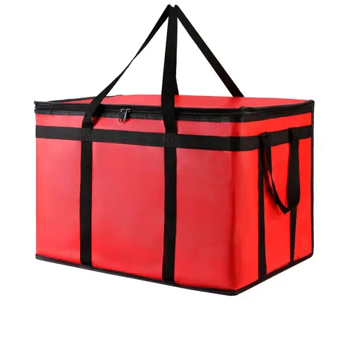 Insulated Food Delivery Bag – Commercial Large Capacity Hot & Cold Tote, XXXL Pizza Warmer Cooler for Doordash, Catering & Party Supplies summerwins