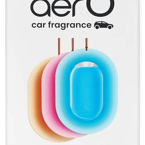 Godrej Aer O Hanging Car Freshener Assortment Set (Pack of 3) - Auto Accessories, Smoke Odor Remover, Oil Deodorizer, Musk Scent, Cars, Long-Lasting