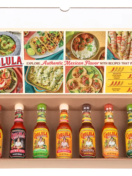Cholula Variety Pack, 7-Count (Extra Hot, Green Pepper, Chili Lime, Chili Garlic, Chipotle, Sweet Habanero, Original)