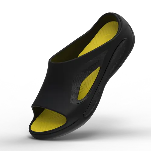 VKTRY Recovery Slides for Men and Women - Carbon Fiber Plate, Athletic Sandals for Faster Recovery, Arch Support, Cushioning, Stability and Daily Comfort Wear