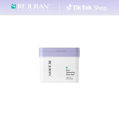 REJURAN Pore Tightening Toner Pad, PDRx 3% with DOT c-PDRN – Exfoliating Pads with AHA BHA PHA for Daily Pore Cleansing, Oil-Moisture Balance & Cooling Care, Smoother-Looking Skin, Korean Skincare