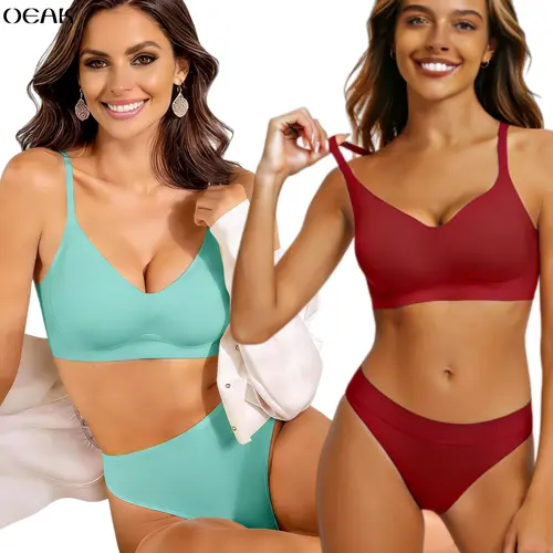 OEAK｜Jelly Bra – Vibrant Colors, Seamless Bra, Natural Lift & Buttery Soft
