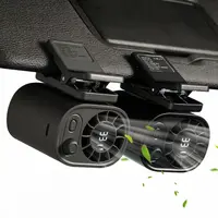 【Summer Survivals】JOYTUTUS 2026 Car Clip On Fan with LED Display, 360° Rotation, 100 Speeds Adjustable, USB Rechargeable Summer Personal Fan, 3Hr 1800mAh Battery, Wide Clamp for Car Back Seat/Sunvisor, Baby Stroller, Desktop & Multiple Scenes