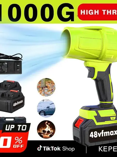 【Toolupgrade】Turbo Jet Blower,Leaf Blower, Violent Turbo Fan, Pure Copper Motor,Car Drying After Wash, Handheld Snow Blower,Cordless Turbo Power Air Duster,Home Improve,Garden Mainte Holiday gifts,dust cleaning,toolupgrade