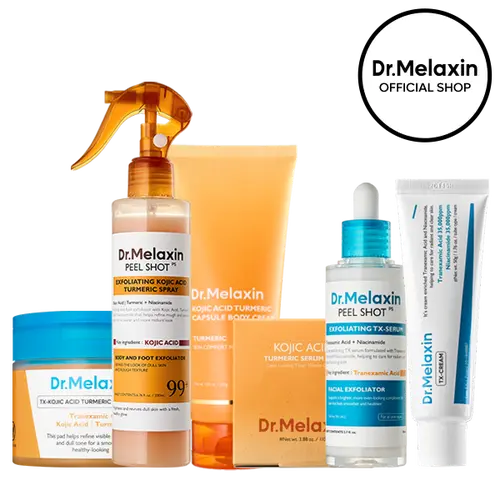 [Dr.Melaxin Official] Ultimate Body & Face Dark Spot Eraser Set | Dark Spot Corrector for Face & Body, Hyperpigmentation, Melasma, Acne Marks & Uneven Skin Tone | Brightening Skincare Bundle