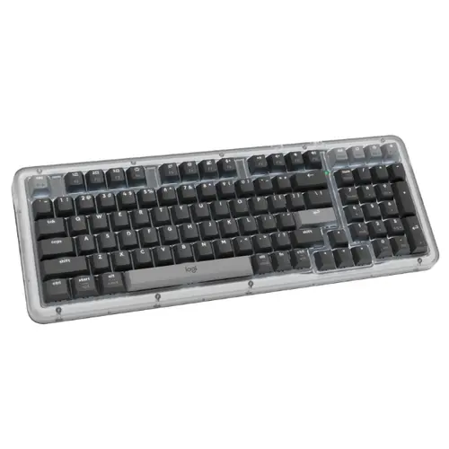 Logitech Alto Keys K98M Full-Sized Durable Multi-Device Bluetooth Mechanical Keyboard, Customizable Switches, Vibration-Absorbing Gasket, Illuminated Backlit Keys, USB-C Charging, for PC, Mac Laptops, Bluetooth Keyboards, Full-Sized Mechanical Keyboards