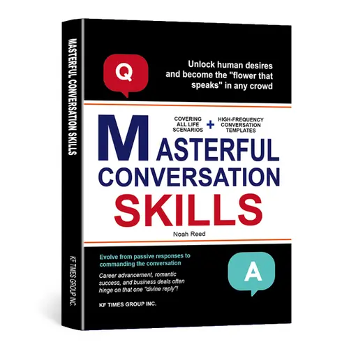 【FY Books】Masterful Conversation Skills Book - Question & Answer Classics, Social Eloquence Secrets, Human Psychology & Relationships Guide for Adults, Success-Focused Softcover English Paperback (Summervibes), 160 Pages, Evolve From Passive Responses