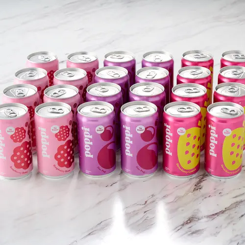 Poppi (24) 7.5-oz Mini Cans 3g Sugar Soda