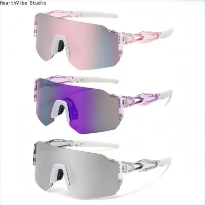 Unisex 3-Pack Stylish Windproof UV400 Cycling Sports Eyewear, Men's & Women's Sunglasses for Outdoor Cycling, Fishing, Sunglasses For Women, Stylish Sunglasses,summerwins