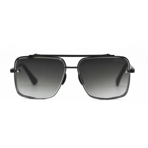 Topfoxx Smaller Bella Midnight Classic Aviator Sunglasses - Tangle-Free, Certified Shatter-Resistant Lenses - UV400 Eye Protection - Driving/OOTD Eye-Safe Women's & Men's Sunglasses
