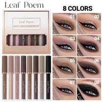 Women's 8-Shade Matte Liquid Eyeshadow Pen Kit - Velvety Mist Texture, Waterproof, Smudge-Proof, Blendable, Flawless Smooth, Long Lasting, 3D Eye Definition, Colorful Eyeshadow, Easy Beauty Products, Essential Cosmetic Set for Adults,sohochic