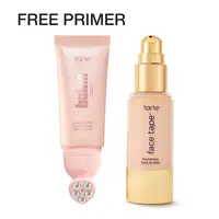 tarte face tape foundation & ballin’ base poreless primer duo - full coverage foundation + FREE 24hr pore blur matte primer