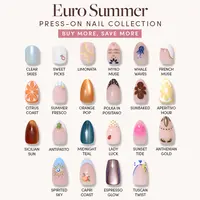 Glamnetic Euro Summer Press-On Nail Collection
