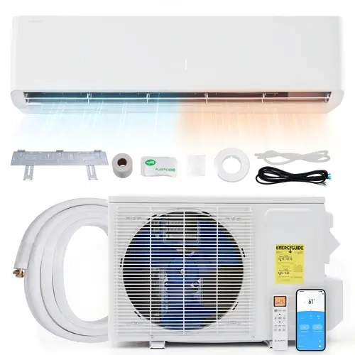 [SHIPS IN 2 BOXES] [MothersDayGift] #Summervibes AMERLIFE 12000 BTU-36,000BTU Mini Split Air Conditioner, Cools up to 750-2500 Sq. Ft, Heat Pump, Inverter Ductless AC, Energy-Efficient with Self-Cleaning, Power Cord and Screws NOT Included