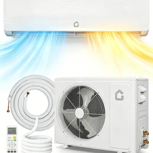Garvee 23K/18K/17K/12K/11.5K/9K BTU Ductless Wall Mounted Mini Split Air Conditioner & Heater – 19 SEER2 Inverter, Quiet Operation, Pre-Charged, WiFi & Alexa Enabled, Cools up to 1250 Sq.Ft, 230V, Installation Kit Included – White