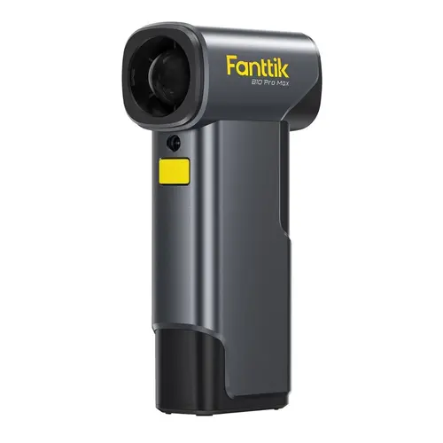 Fanttik B10 Pro Max 7.2V Cordless Electric Air Duster, 130000 RPM Brushless Motor, 6 Adjustable Levels, 28.8Wh Rechargeable Battery, LED Display, Type-C for Easy Top-Ups, Palm-Sized Body Fits Small Spaces, Dust Removal Tool for Workbench