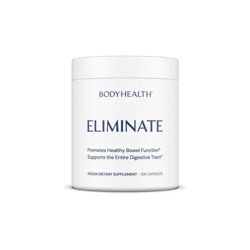 BODYHEALTH Eliminate Debloat Edible Dietary Supplement - Natural Traditional Herbs Digestive Nutritional Supplements, Dairy-Free, Non-GMO, Gut Health Tips Support, 15 Herbs & Trace Minerals, Stomach Issues Solution, Fragrance-Free