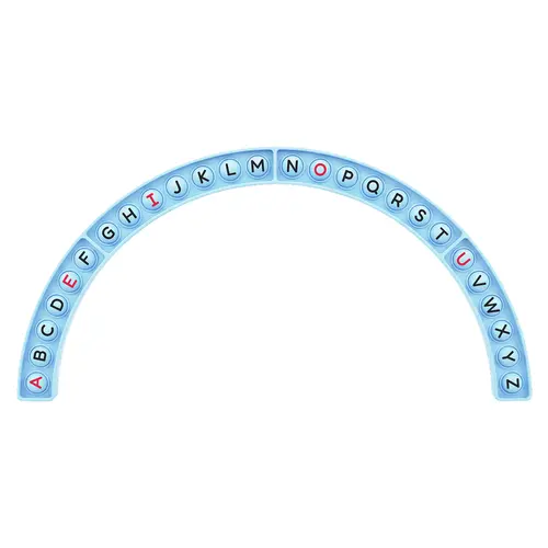 Alphabet Arc - Sensory ABC Fidget Toy for Kids, Pre-K to Grade 1, Ages 3-6, Learn Uppercase & Lowercase Letters, Phonics & Letter-Sound Identification, Early Reading & Decoding Skills
