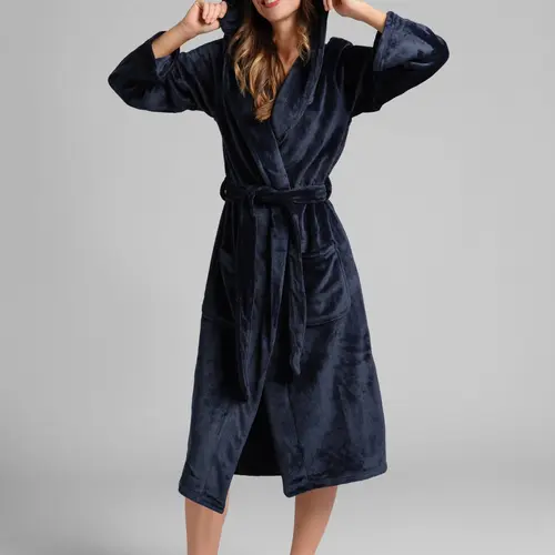 Comfrt | Do Not Disturb Dreamday Plush Robe | Ultra-Soft Hooded Robe With Satin Eye Mask