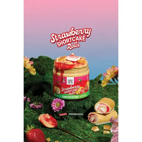 Strawberry Shortcake Roll Peanut Butter Treat
