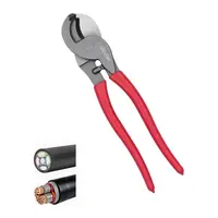 【toolupgrade】VEVOR High Leverage Cable Cutter, 9.25 in Compact Forged Blades, PVC-Coated Handles, Heavy Duty Cutting Pliers for 4/0 AWG Aluminum, 2/0 AWG Soft Copper, 100-Pair 24AWG Comm Cables, 235 x 50 mm (9.25 x 1.96 in), Ideal for Automotive Repair, 2
