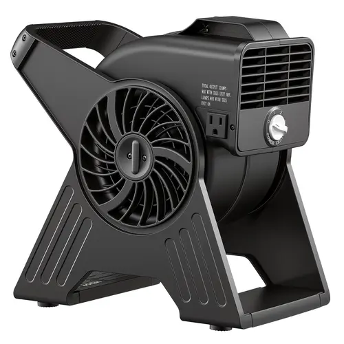 【toolupgrade】VEVOR Portable Utility Floor Fan, 13 in High Velocity Blower Fan with 3 Speed Settings, 300 CFM Max, Adjustable Angle Adjuster, Lightweight for Drying, Air Circulation, Father's Day Gifts