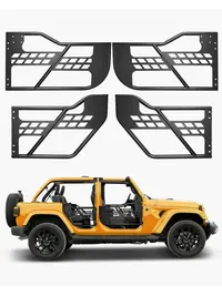 【DealsForYouDays】VEVOR Jeep Tube Doors, 4-Door, Hunting Style Jeep Tubular Door with Heavy-Duty Hinges & OE Latch, Jeep Doors with Rubber Pads, Fit for 2018-2024 Jeep Wrangler JL & 2020-2024 Jeep Gladiator JT