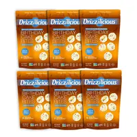 6 Pack - Drizzilicious Birthday Cake Mini Rice Cakes 4 oz