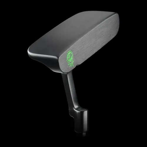 Unisex Right-Hand Blade Putter - Black Solid Golf Equipment, Golf Head Covers Compatible