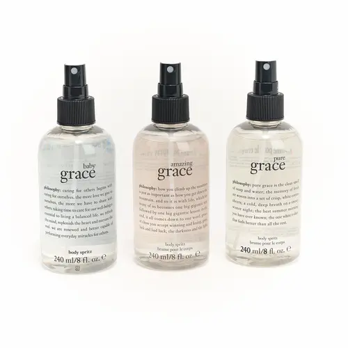 philosophy a collection of grace body spritz 8oz trio