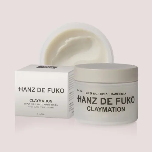 Hanz De Fuko Claymation Hydrating Moisturizer Hair Styler - High Hold, Matte Finish, Sunflower-Infused, Smooth Texture, Haircare Essential