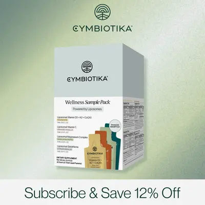 Cymbiotika Bestsellers Bundle | 12 Packets (3 Each) | Detox & Skin, Sleep & Stress, Immune & Collagen, Bones & Heart | Liposomal Glutathione, Magnesium Complex, Vitamin C & D3+K2+CoQ10 | Clinically Proven 2x–3x Better Absorbed | Third-Party Tested