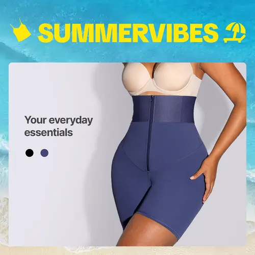 Shapellx AirSlim Waistband Workout Shaping Shorts Live (New）