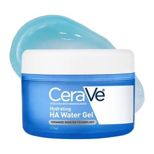 CeraVe Hydrating HA Water Gel Face Moisturizer 1.7oz | #1 Dermatologist Recommended | 72HR Hydration | Hyaluronic Acid + Ceramides | Oil-Free Moisturizer