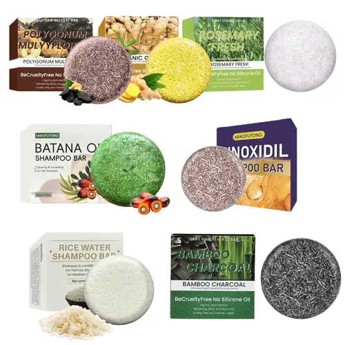 Shampoo bar - Gently cleanses hair and scalp, controls excess oil for a refreshed feel. Lightweight nourishment without dryness or heaviness, leaving hair voluminous, sleek, tangle-free and easy to style daily.