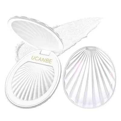 #SohoChic UCANBE Shell Gel-to-Powder Shimmer Highlighter Makeup - Ultra-Blendable Diamond Highlighter for Face & Body, Long-Lasting Luminous Glow, Buildable Radiant Finish