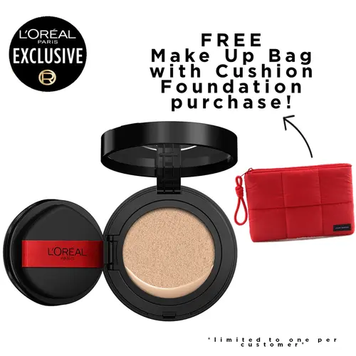 Infallible Cushion Foundation, Weightless Buildable Coverage, 24H Longwear, Waterproof & Transfer-Resistant, Safe for all Skin Types,L'Oréal Paris