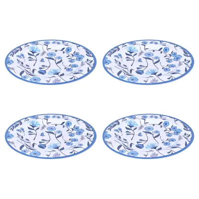 Temp-tations Set of 4 Melamine Dinner Plates